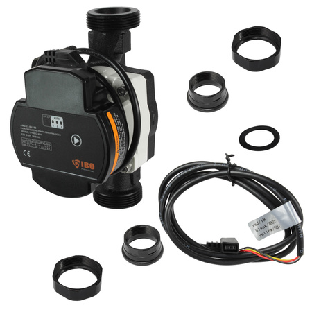 Pompa obiegowa C.O. AMG 32-80/180 PWM ze śrubunkami IBO i kablem PWM Zestaw