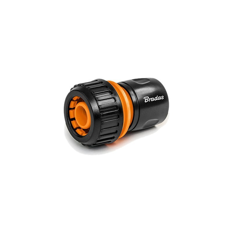 Szybkozłączka ogrodnicza plastikowa 3/4" zacisk x KLIK żeński (czarna) Bradas