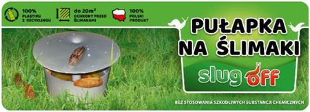 Pułapka na ślimaki - zielona Zestaw 8x