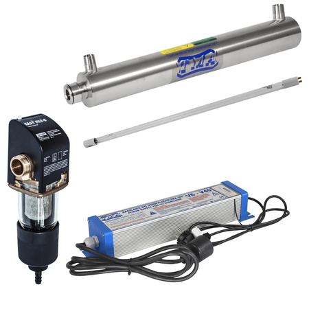 Zestaw Lampa UV D2 0,75m3/h + filtr JUDO Easy Filt-B 3/4"