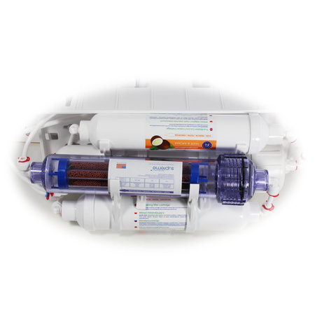 Zestaw filtracyjny SUPREME-RO7 PREMIUM z mineralizacją i jonizacją (odwrócona osmoza)