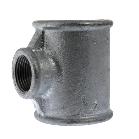 Trójnik redukcyjny ocynkowany 2" GW x 1" GW x 2" GW