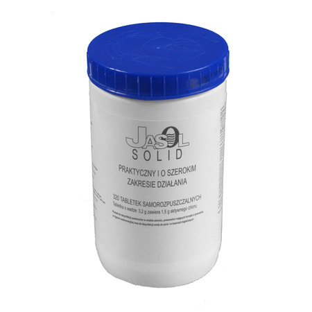 Preparat dezynfekcyjny JASOL SOLID 1kg - 320 tab.