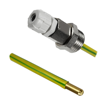 Sonda wkręcana do przekaźnika SLW-1, SLW-2P długi grot 20cm (5m) GZ 1/2"