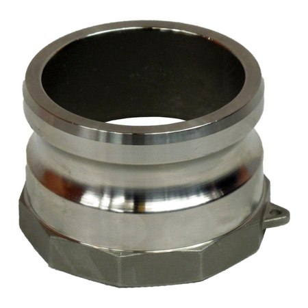 Szybkozłącze Camlock typ A 2" BSPT stal AISI 316