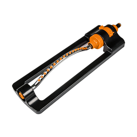 Zraszacz ogrodniczy wahadłowy oscylacyjny aluminiowy (czarny) Bradas