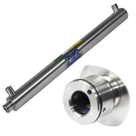 Lampa bakteriobójcza UV (sterylizator + skrzynka alarmowa) D 8-S 2,1m3/h korpus 304 TMA