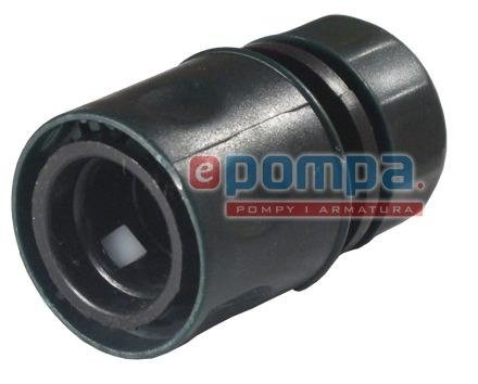 Szybkozłączka ogrodnicza plastikowa 1/2" zacisk x KLIK żeński (szara) Hydro-Fit