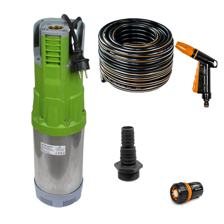 Pompa zatapialna LIFT 45 AUTOMAT 1,0kW/230V + wąż tłoczny Carat 3/4" 25m + pistolet + złączki na zestaw