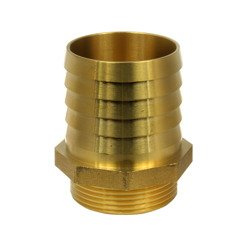 Końcówka węża mosiężna 6/4" GZ x 50mm (2") tuleja Profec