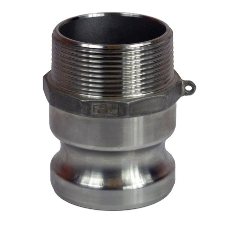 Szybkozłącze Camlock typ F 3" BSPT SS stal AISI 316