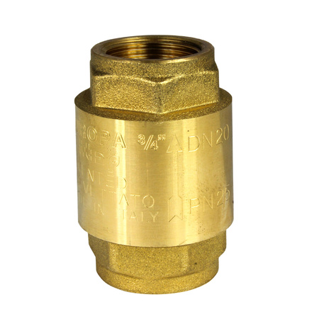 Zawór zwrotny mosiężny EUROPA 3/8" ITAP