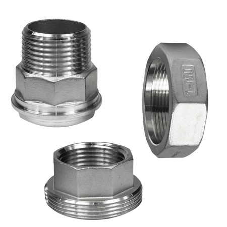 Śrubunek nierdzewny kwasoodporny (316) 5/4" GW x 5/4" GZ Profec