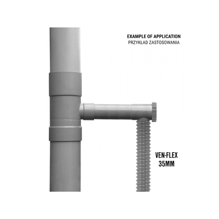 Zbieracz (łapacz) wody deszczowej z zaworem - 100mm szary Bradas