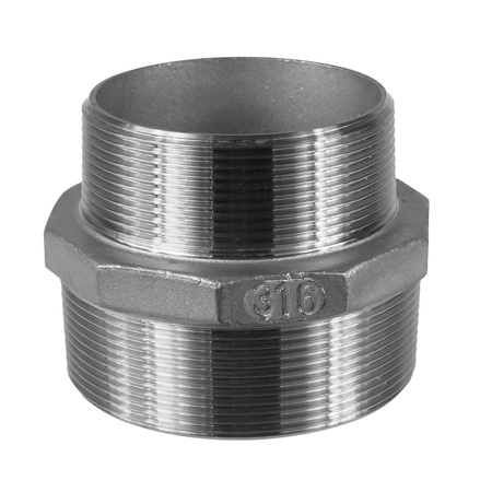 Nypel redukcyjny nierdzewny kwasoodporny (316) 4" GZ x 3" GZ Profec