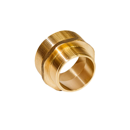 Nypel redukcyjny mosiężny 6/4" x 1"