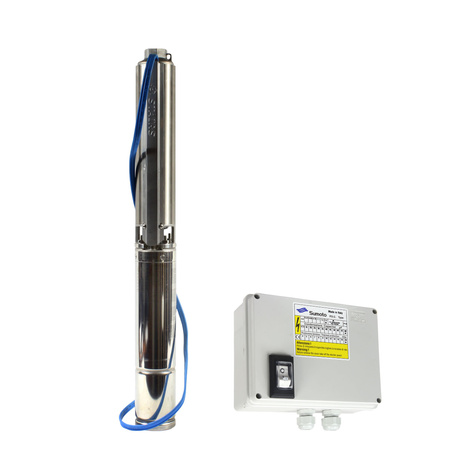 Pompa głębinowa ST-1827 + silnik 2,2kW/230V Sumoto + skrzynka - Zestaw