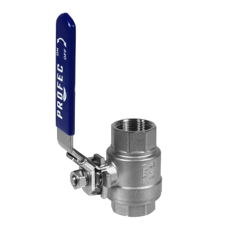 Zawór kulowy nierdzewny (316) 3/4" GW x GW 64bar z rączką