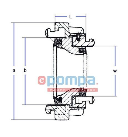 Redukcja strażacka 110/75 (przełącznik)