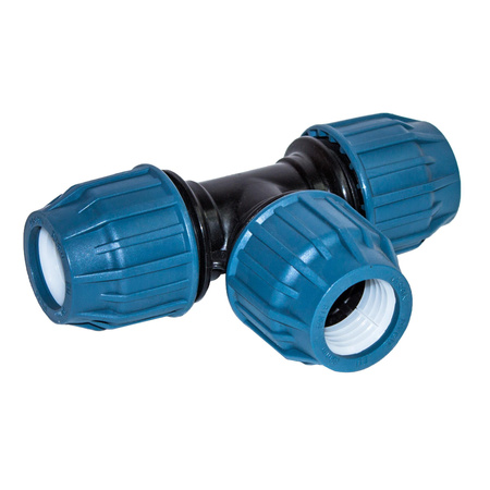 Trójnik PE zaciskowy 63mm x 63mm x 63mm PN16 Jason