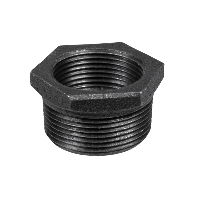 Redukcja żeliwna czarna 6/4" GZ x 5/4" GW