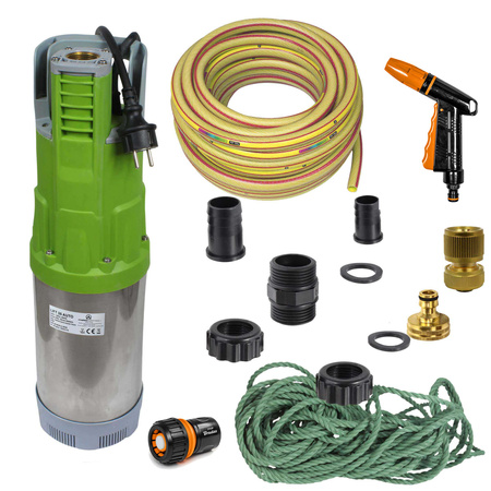 Zestaw pompa zatapialna LIFT 35 AUTOMAT 1,0kW/230V + wąż tłoczny NTS 3/4" 50m + złączki na zestaw