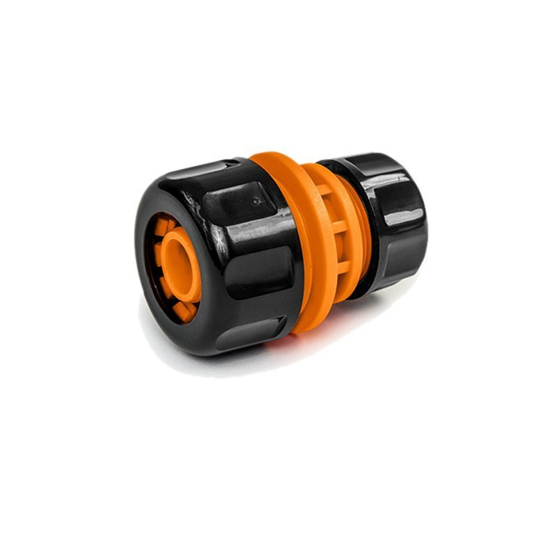 Łącznik redukcyjny szybkozłączek ogrodniczych plastikowy 1" zacisk x 3/4" zacisk (czarny) Bradas