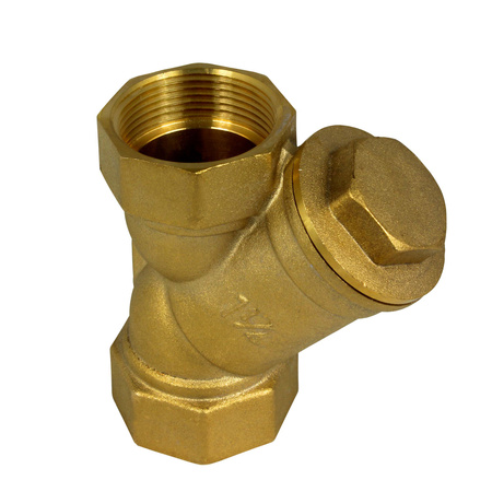 Filtr skośny (osadnik) mosiężny 5/4" GW Hydro-S