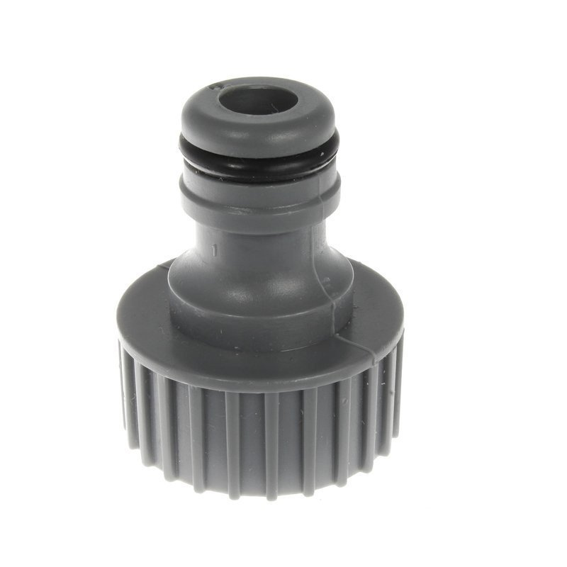 Szybkozłączka ogrodnicza plastikowa 1/2" GW x KLIK męski (szara) Hydro-Fit