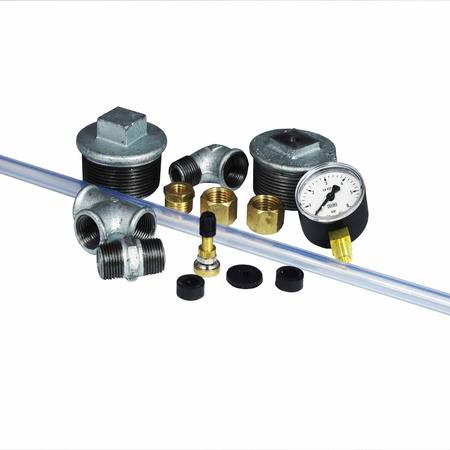 Zbiornik ocynkowany 1000L 6BAR pionowy Wimest + osprzęt