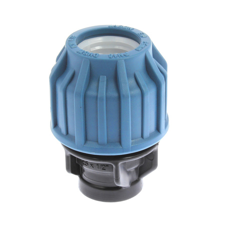 Złączka PE zaciskowa 25mm x 1/2" GW PN16