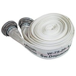 Wąż strażacki (pożarniczy) do motopomp 75mm/20m ze złączami typu STORZ, Korus