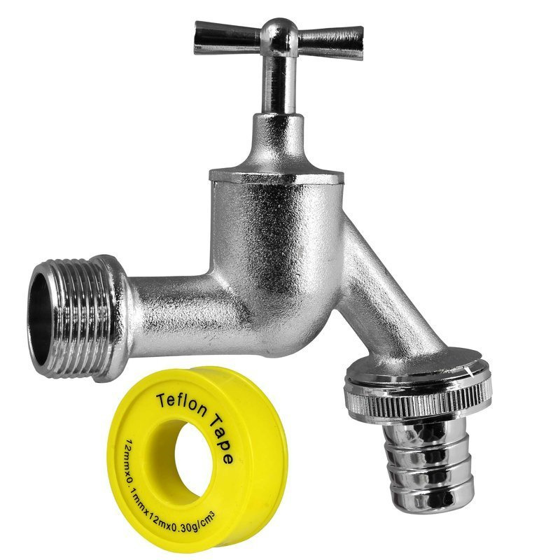 Kranik zbiornika na deszczówkę 3/4" Chromowany