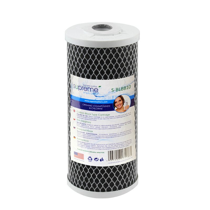 Wkład węglowy 10" BB10 (aktywowany, spiekany) Supreme