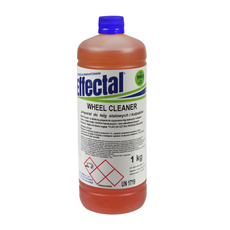 Środek do mycia felg stalowych i kołpaków Effectal Wheel Cleaner 1 L