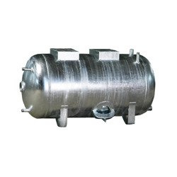 Zbiornik ocynkowany 150L 6BAR poziomy "S" Wimest
