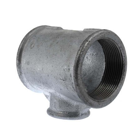 Trójnik redukcyjny ocynkowany 2" GW x 1" GW x 2" GW