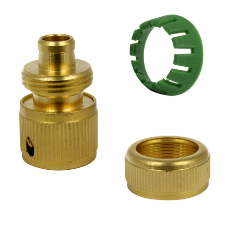 Szybkozłączka ogrodnicza mosiężna 3/4" zacisk x KLIK żeński Hydro-S