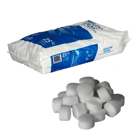 Sól w tabletkach (chlorek sodu) 25 kg (CIECH) QEMETICA