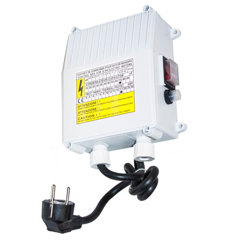 Skrzynka rozruchowa 1,5kW/230V (75uf, 17A)