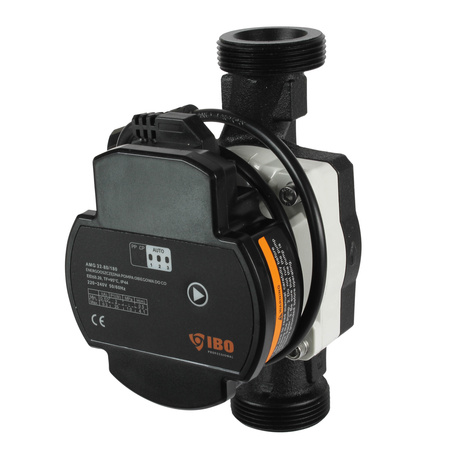 Pompa obiegowa C.O. AMG 32-80/180 PWM ze śrubunkami IBO i kablem PWM Zestaw