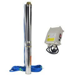 Pompa głębinowa 4" 4SD 3/10 0,75kW/230V + skrzynka rozruchowa + 20m kabla Omnigena