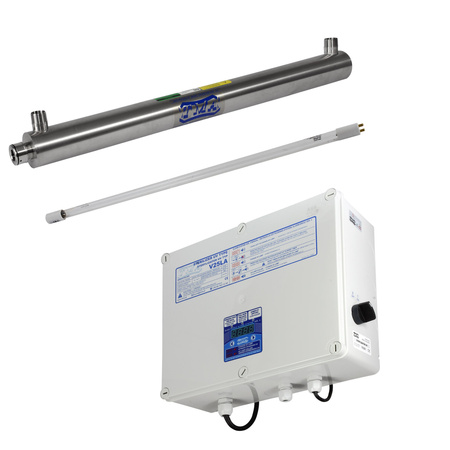 Lampa bakteriobójcza UV (sterylizator + skrzynka alarmowa) D 8-S 2,1m3/h korpus 304 TMA