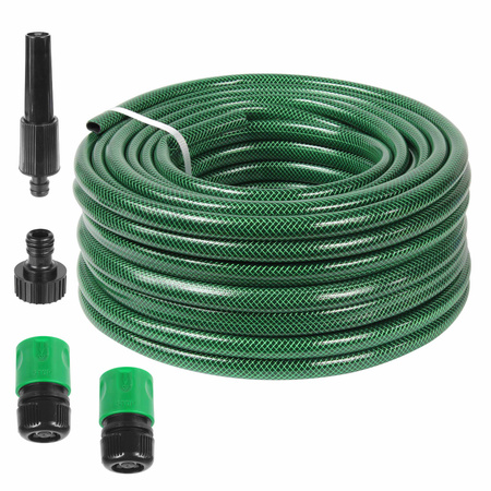 Wąż ogrodniczy SPRINT 1/2" 20m + prądownica + szybkozłączki Bradas