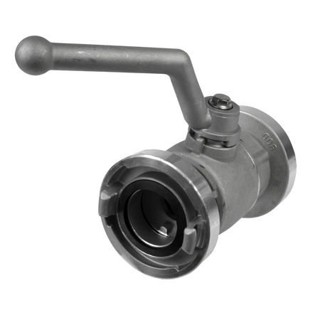 Zawór strażacki liniowy 52mm z nasadami 52mm