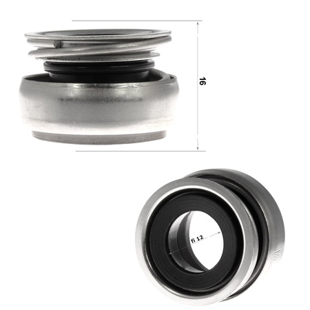 Uszczelnienie mechaniczne (dławica) #12mm JET(a)/JET40/WZ/TP