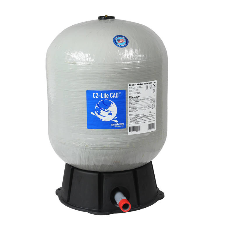 Zbiornik kompozytowy 60L pionowy GWS C-2 LITE CAD C2B-60LV 1" 8,6 BAR Global Water