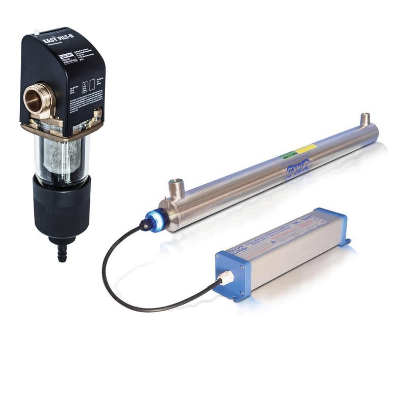 Zestaw Lampa UV D6 2,3m3/h + filtr JUDO Easy Filt-B 1"
