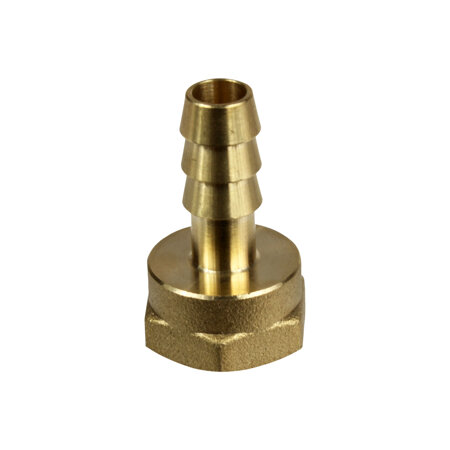 Końcówka węża mosiężna 1/4" GW x 10mm (3/8") tuleja Profec