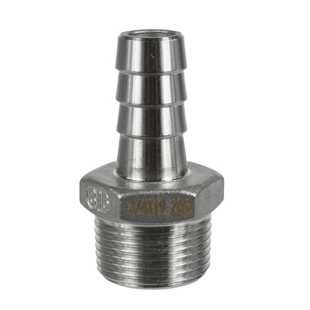 Końcówka węża stal nierdzewna (AISI316) 3/4" GZ x 19mm (?) tuleja Profec